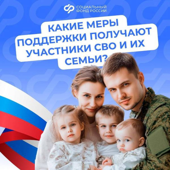 Поддержка участников СВО и их семей - важная задача государства: действует система мер социальной поддержки.. Поддержка участников СВО и их семей - важная задача государства: действует система мер социальной поддержки..